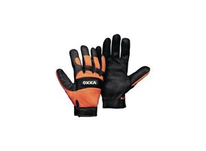 8718249031199 - Oxxa Safety Gloves - Handschuhe x-mech Größe 10 schwarz fluo-orange en 388 PSA-Kategorie ii