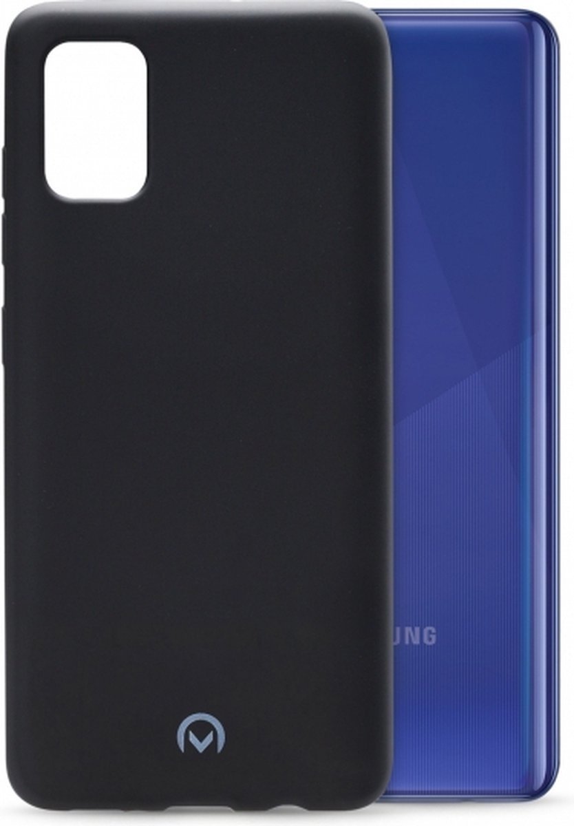 8718256930560 - Samsung Galaxy A41 Case - - Rubber Gelly Series - TPU Backcover - Schwarz - Case geeignet für Samsung Galaxy A41