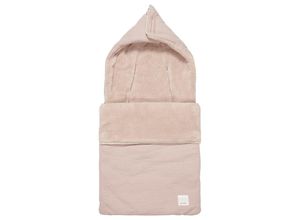 8718276184417 - Baby Fußsack RIGA TEDDY (45x90) in grey pink