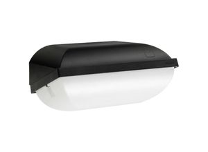 8718291851912 - LED-Wand- und Deckenleuchte Coreline BWC110 Schwarz 9W 668lm - 830 Warmweiß 242x110mm - IP54 - 3000K - Warmweiß - Philips