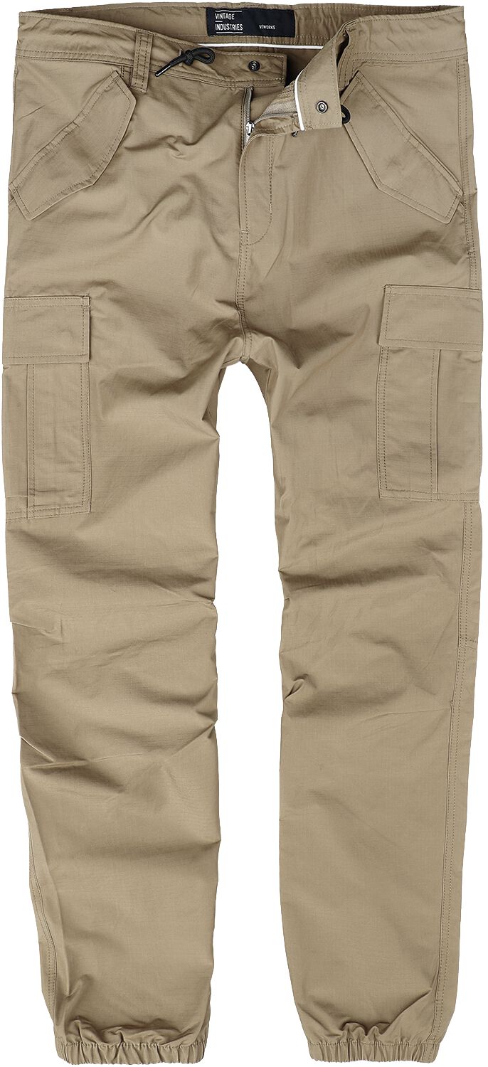 8718373093124 - Clyde Pants Cargohose beige in M