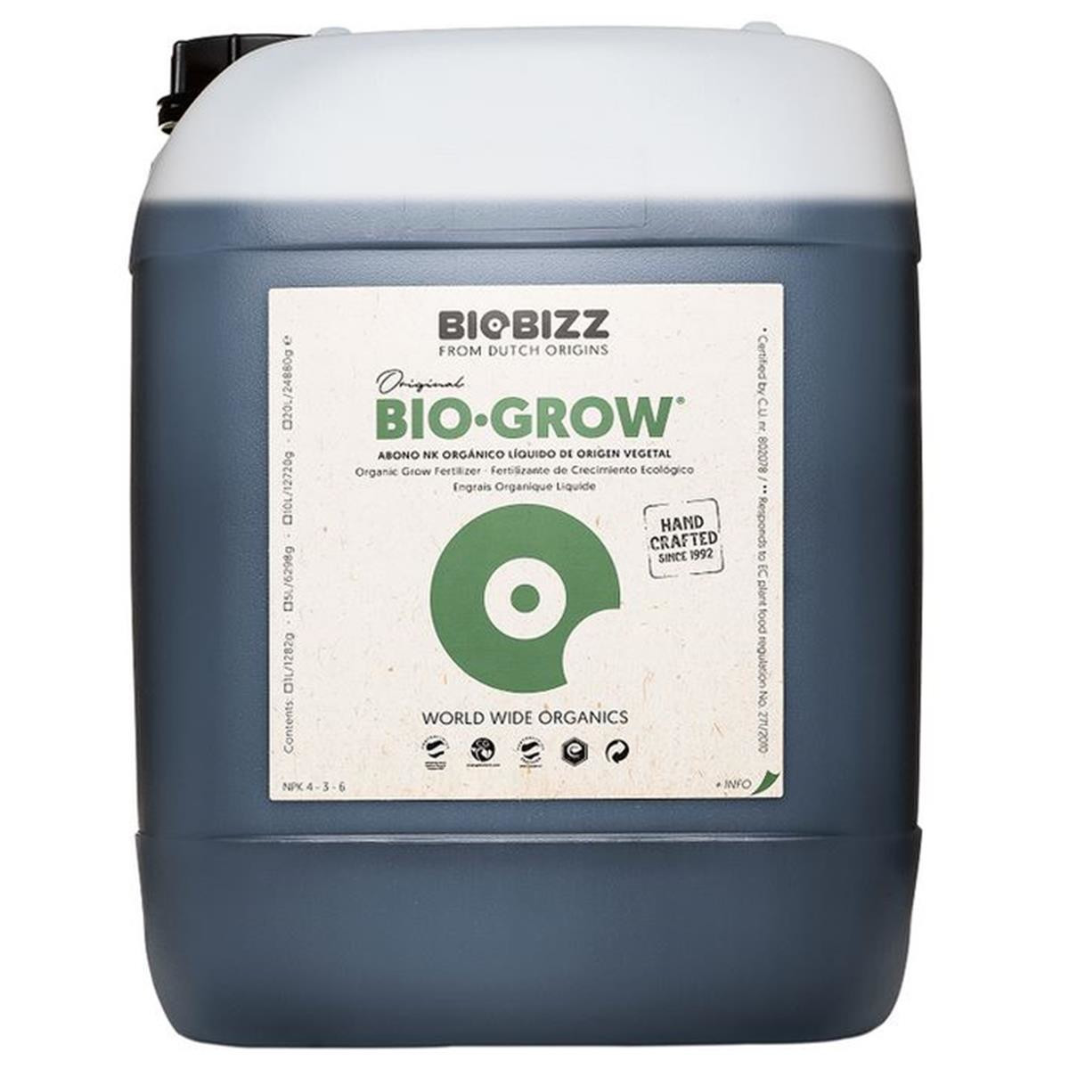 8718403231229 - Biobizz Bio Grow 10 Liter