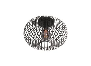 8718444959717 - Deckenlampe Aglio Ø 40 cm schwarz Metall