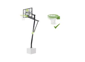 8718469464432 - Mm_unverified_brand - exit Galaxy Basketballkorb zur Bodenmontage mit Dunkring - grün schwarz