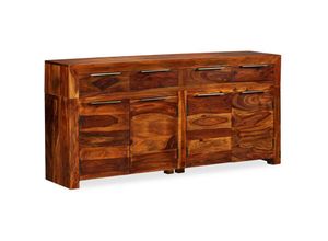 8718475528180 - Sideboard Massivholz Palisander 160x35x75 cm vidaXL