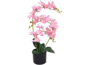 8718475532750 - Bonnevie - Künstliche Orchidee mit Topf 65 cm Rosa vidaXL66554