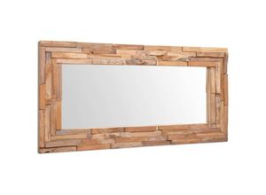 8718475533511 - Vidaxl - Dekorativer Spiegel Teak 120 x 60 cm Rechteckig