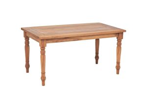 8718475570509 - Bonnevie - Batavia Couchtische Kaffeetisch Kolonialstil Teak 90 x 50 x 45 cm vidaXL