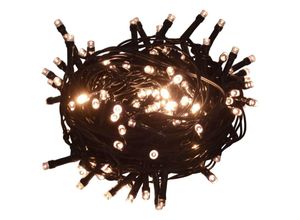 8718475594819 - Lichterkette mit 600 LEDs 60 m 8 Lichteffekte IP44 Warmweiß vidaXL861868