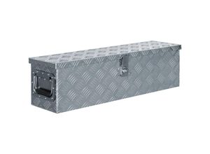 8718475616344 - Bonnevie - Aluminiumkiste 805×22×22 cm Silbern vidaXL261878