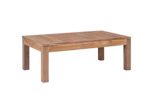 8718475623229 - Couchtische Kaffeetisch Teakholz Massiv mit Natürlichem Finish 110x60x40 cm vidaXL