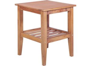 8718475707936 - Bonnevie - Couchtische Kaffeetisch 40 x 40 x 50 cm Quadratisch Teak Massiv vidaXL