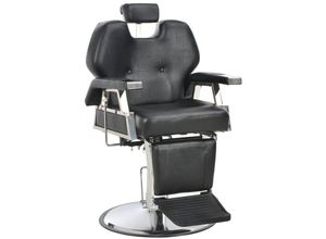 8718475720027 - Bonnevie - Friseurstuhl Schwarz 72×68×98 cm Kunstleder vidaXL35425