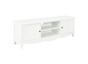 8718475742210 - Bonnevie - TV-SchrankTV-Möbel Weiß 120×30×40 cm Holz vidaXL
