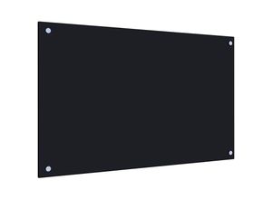 8718475798460 - Bonnevie - Küchenrückwand Schwarz 80x50 cm Hartglas vidaXL593844