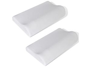 8718475885290 - Vidaxl - 2 x Orthopädisches Memory-Kissen Schlafkissen Kopfkissen
