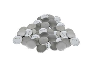 8718475888246 - Vidaxl - 500 Stk Button-Teile 44 mm Silber