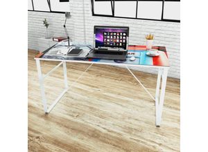 8718475888680 - Bonnevie - ComputertischSchreibtisch mit Lifestyle Print vidaXL