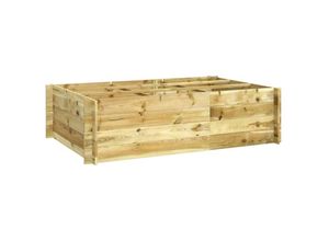 8718475964780 - Bonnevie - HochbeetBlumenkasten 150x100x40 cm Imprägniertes Holz vidaXL