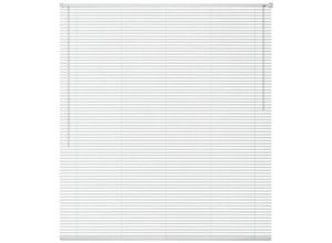 8718475997269 - Bonnevie - Fensterjalousien Aluminium 140x160 cm Weiß vidaXL44675