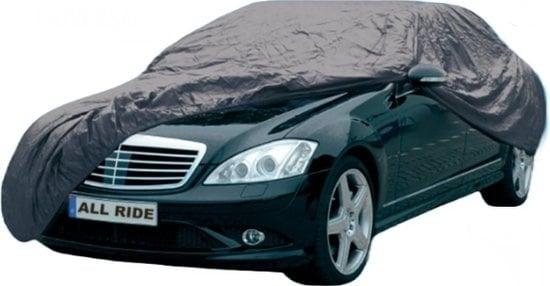 8718489000498 - Car Cover XL - 534x178x120cm - Schutz Wind Regen Schnee - Schwarz