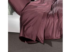 8718518327091 - Bettlaken ZO HOME Satinado Laken Gr B L 270 cm x 290 cm 1 St Mako-Satin 140 x 200 cm-160 x 200 cm-180 x 200 cm-180 x 220 cm-200 x 200 cm 45 cm mauve lilac Laken aus 100% Baumwolle hochwertiges Mako-Satin Betttuch ab 90x200