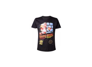 8718526052480 - Nintendo T-Shirt -XL- Super Mario Brother schwarz