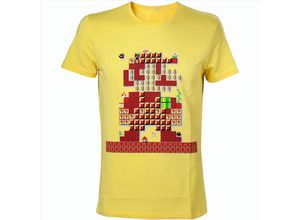 8718526058628 - Super Mario Herren T-Shirt Mario Maker S Gelb