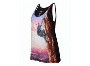 8718526078848 - Zelda Breath of the Wild - All Over Link Climbing Female Tanktop M