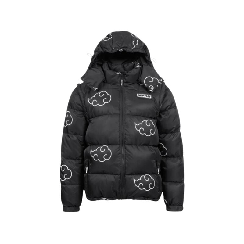 8718526180459 - Shippuden - Akatsuki Winterjacke schwarz in 3XL