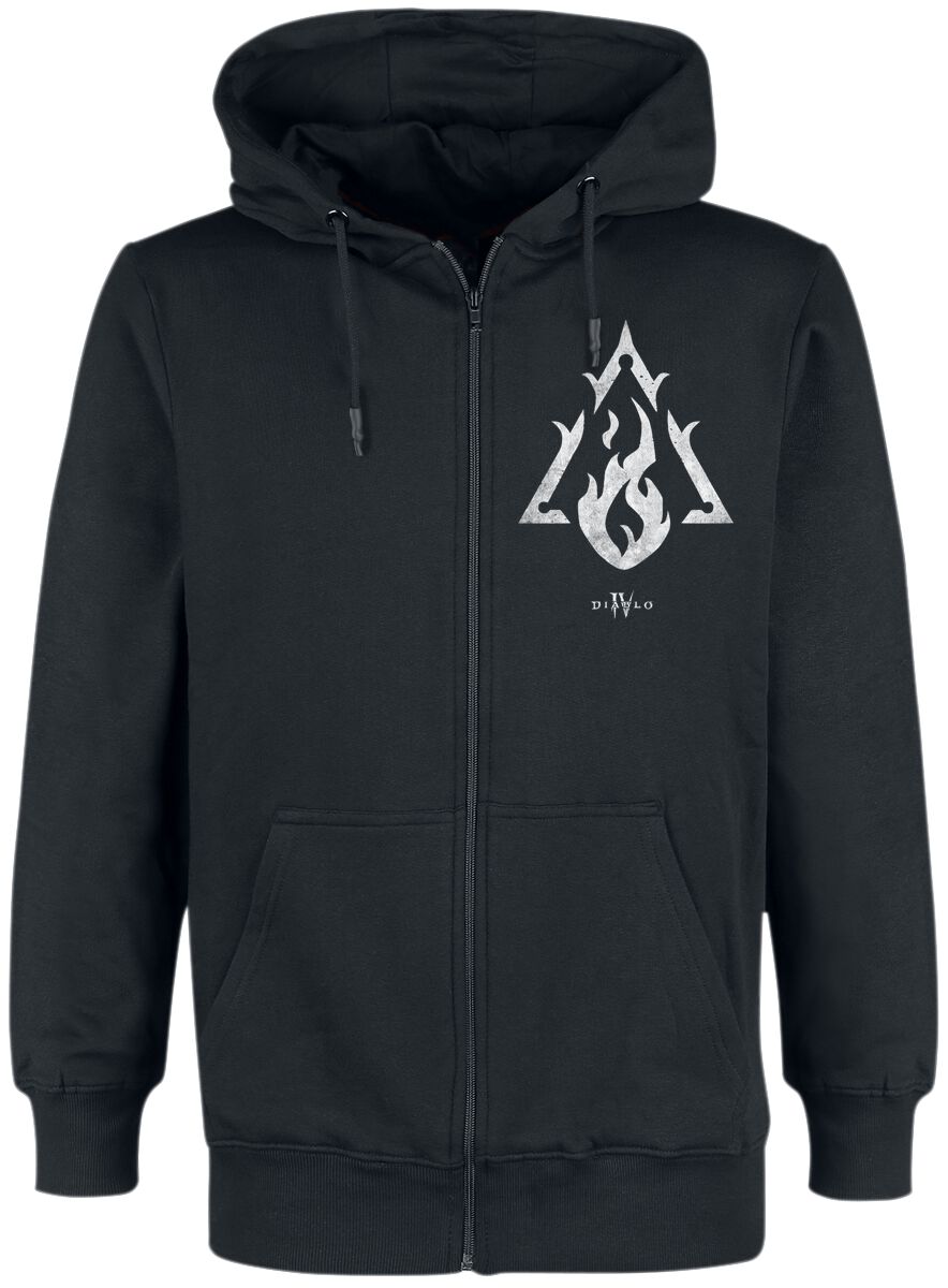 8718526182439 - 4 - Sorcerer Sigil Kapuzenjacke schwarz in XL