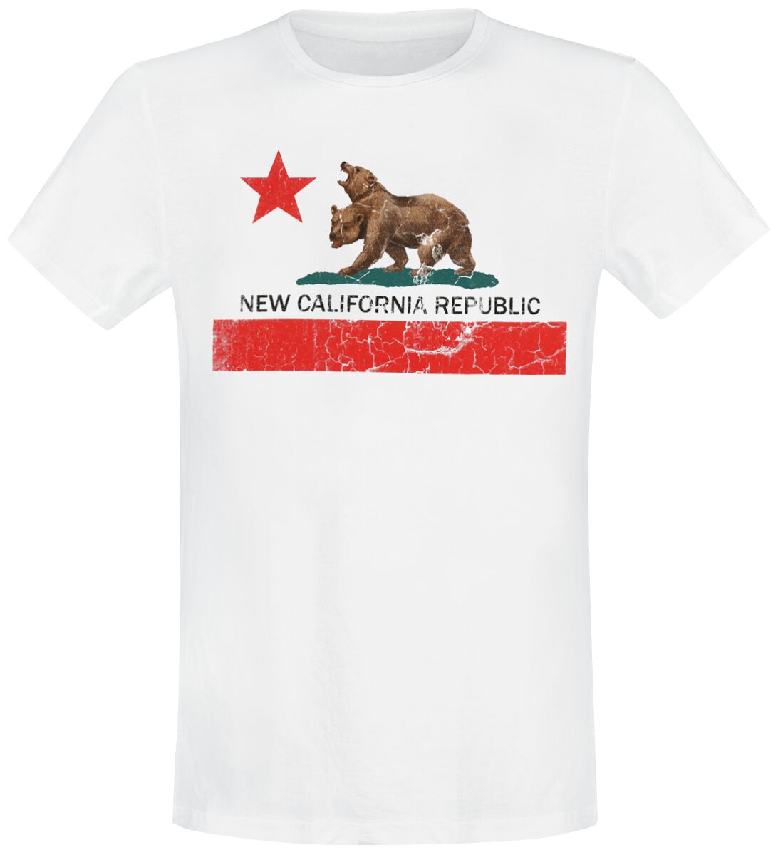 8718526192544 - New California Republic T-Shirt weiß in M