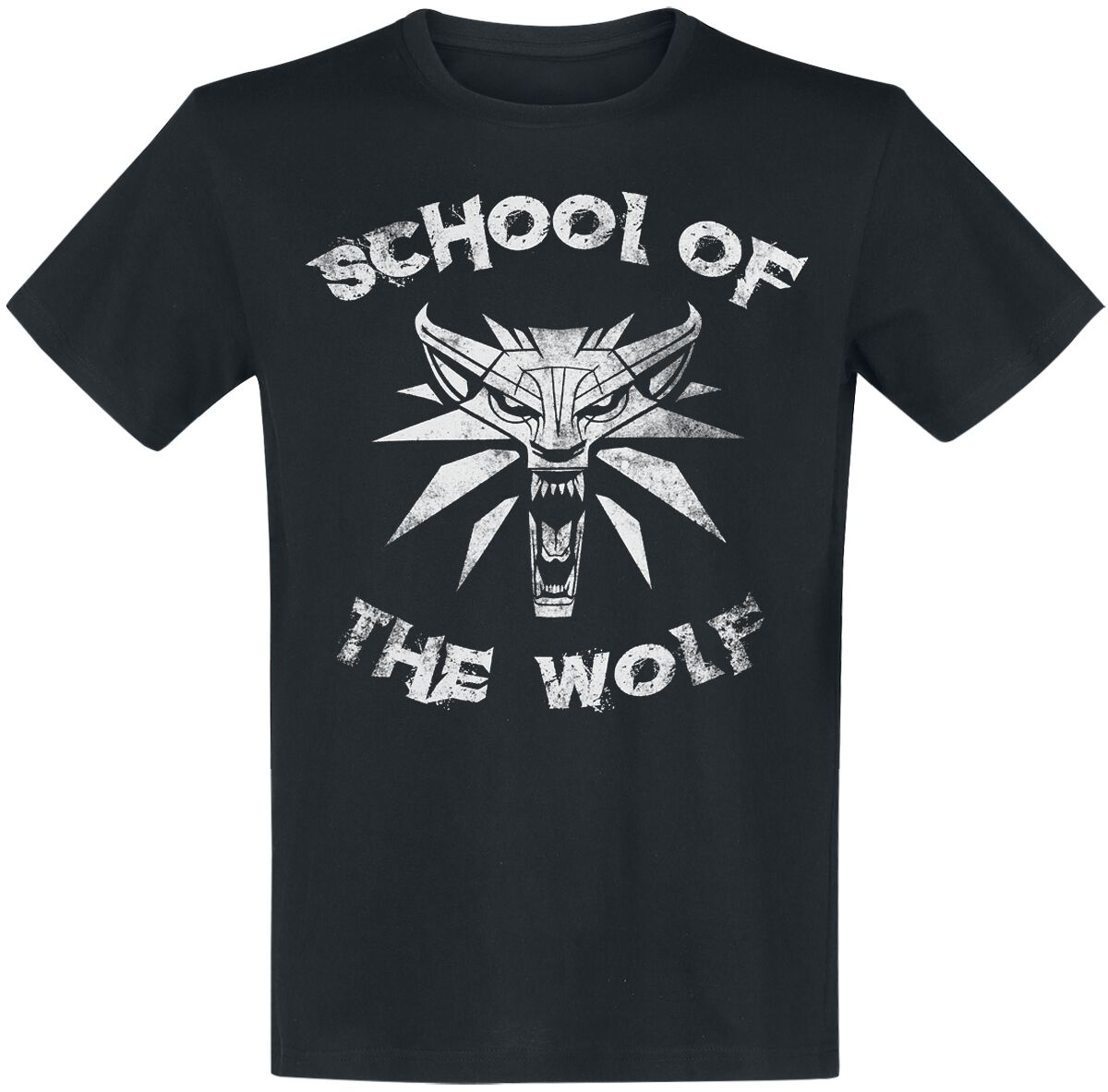 8718526194289 - School Of The Wolf T-Shirt schwarz in S