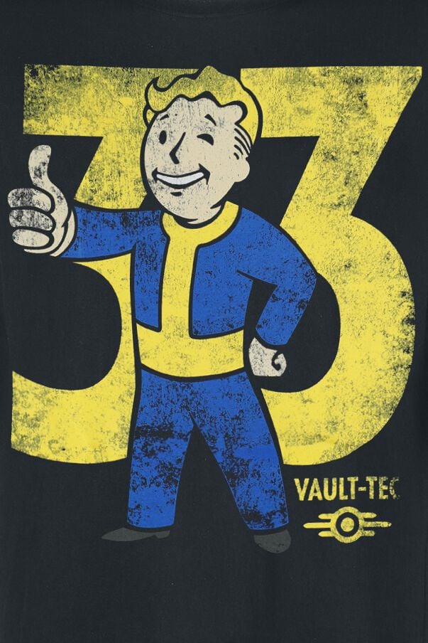 8718526200782 - Vault 33 T-Shirt schwarz in XXL 8718526200782 - Vault 33 T-Shirt schwarz in XXL