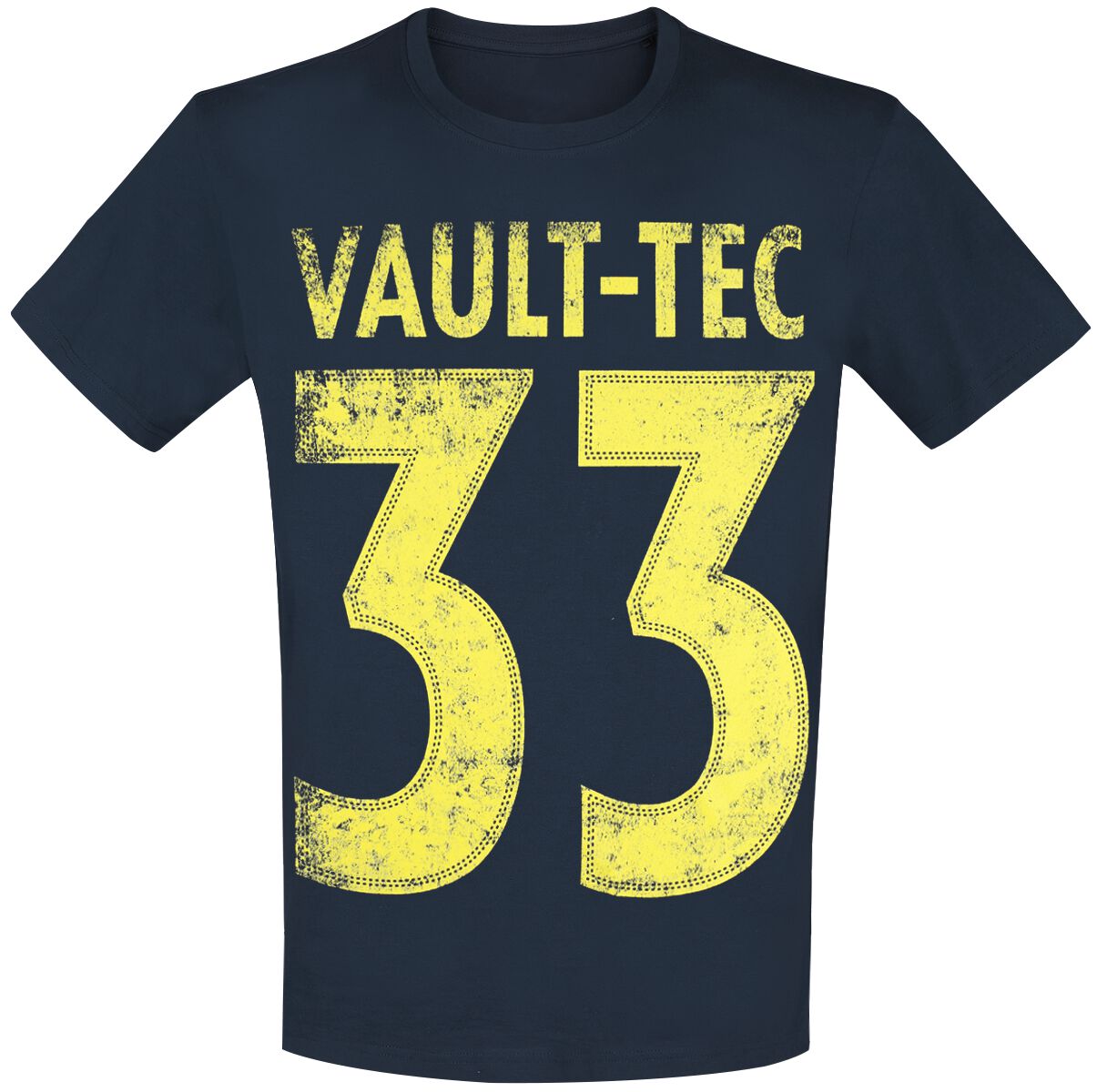 8718526203592 - Vault-Tec 33 T-Shirt blau in S