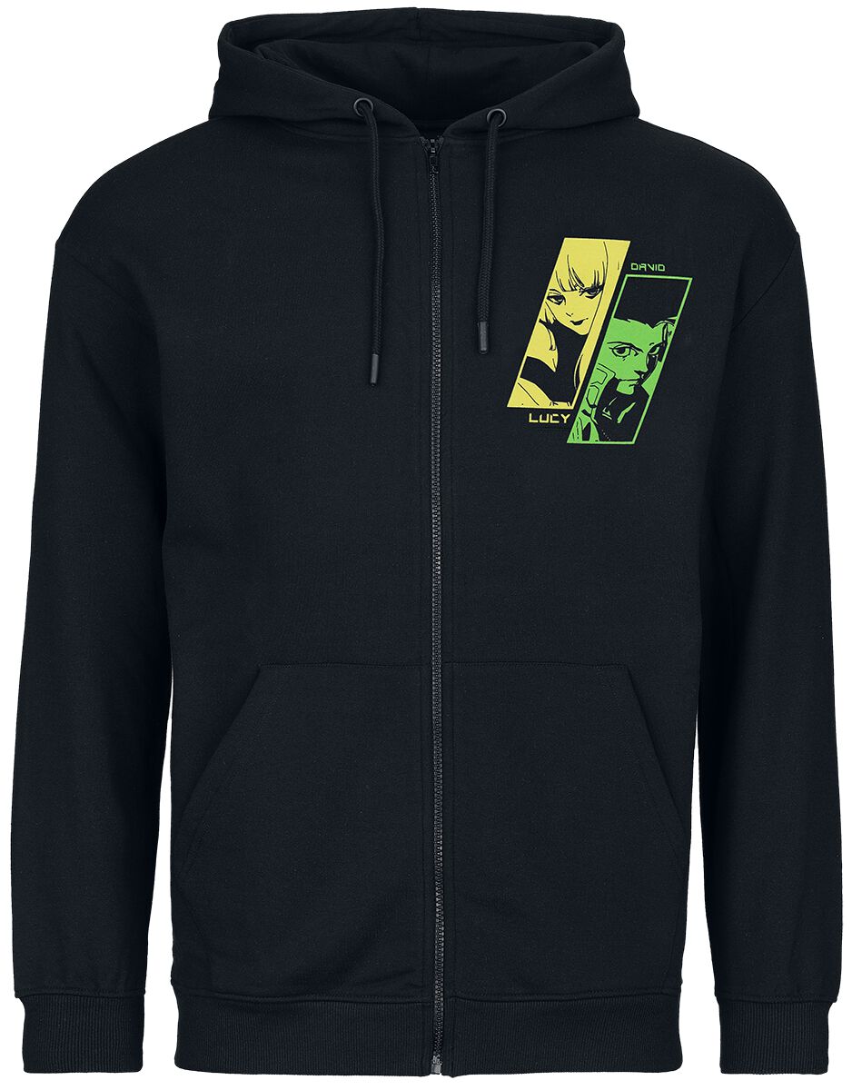 8718526203660 - Edgerunners - Dou On Chest Kapuzenjacke schwarz in L