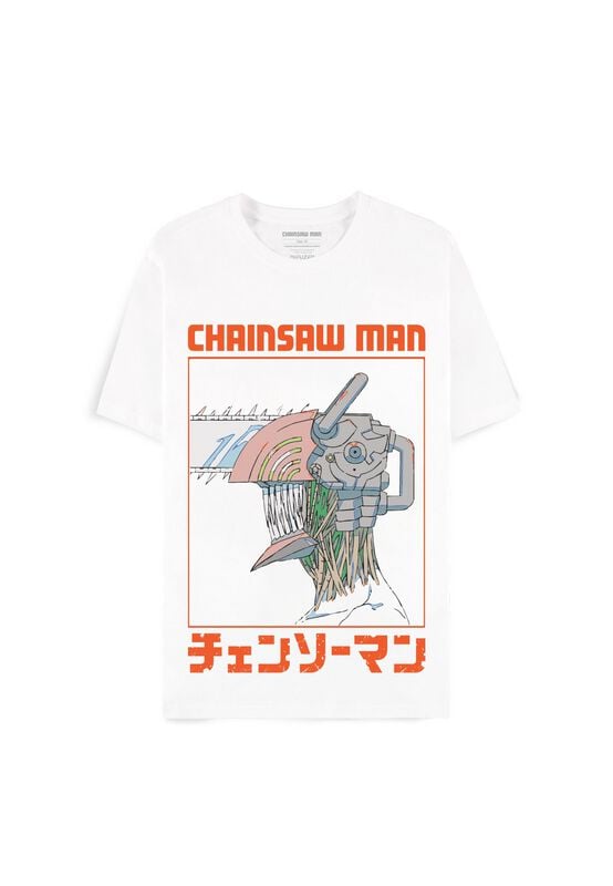 8718526210453 - Three Tone Chainsaw T-Shirt weiß in XXL 8718526210453 - Three Tone Chainsaw T-Shirt weiß in XXL