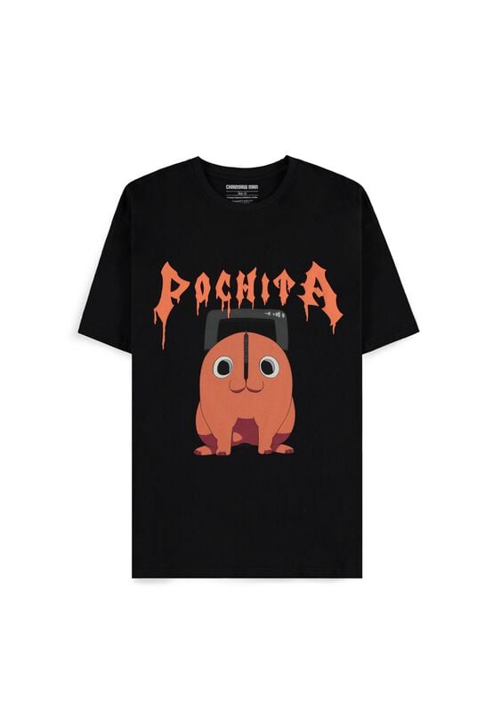 8718526210590 - Pochita The Chainsaw Devil T-Shirt schwarz in L 8718526210590 - Pochita The Chainsaw Devil T-Shirt schwarz in L