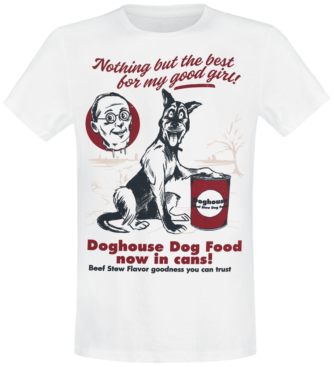 8718526211207 - Dogmeat T-Shirt weiß in S