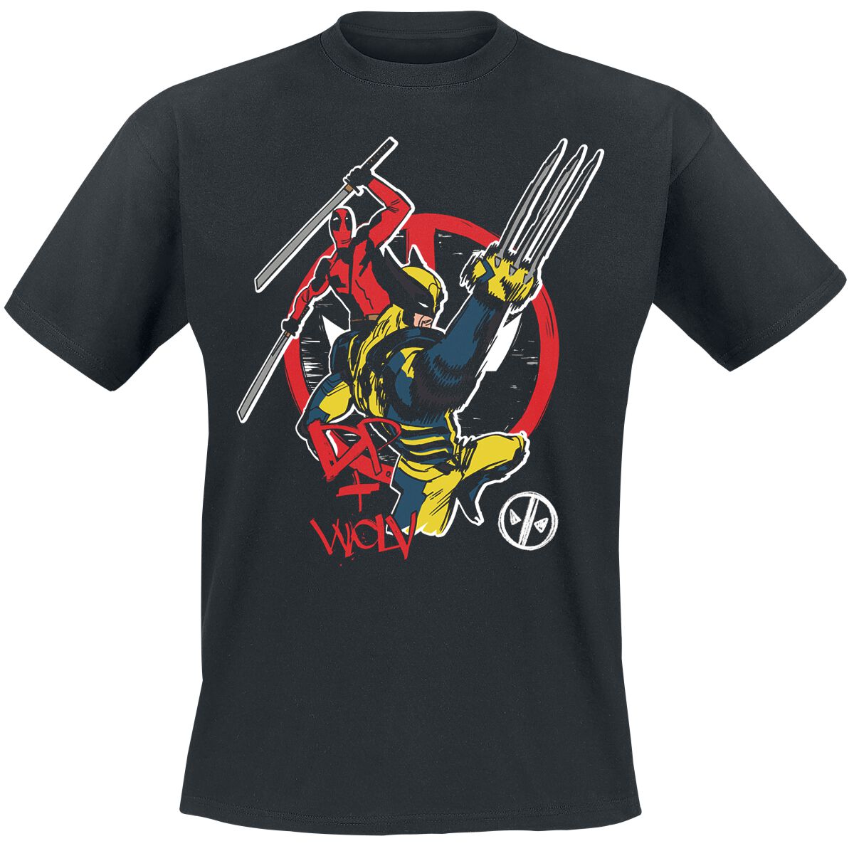 8718526213300 - And Wolverine T-Shirt schwarz in M