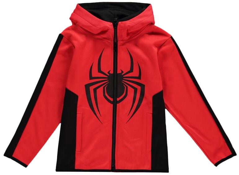 8718526336597 - Spider-Man Kids - Miles Morales Kapuzenjacke rot in 158 164