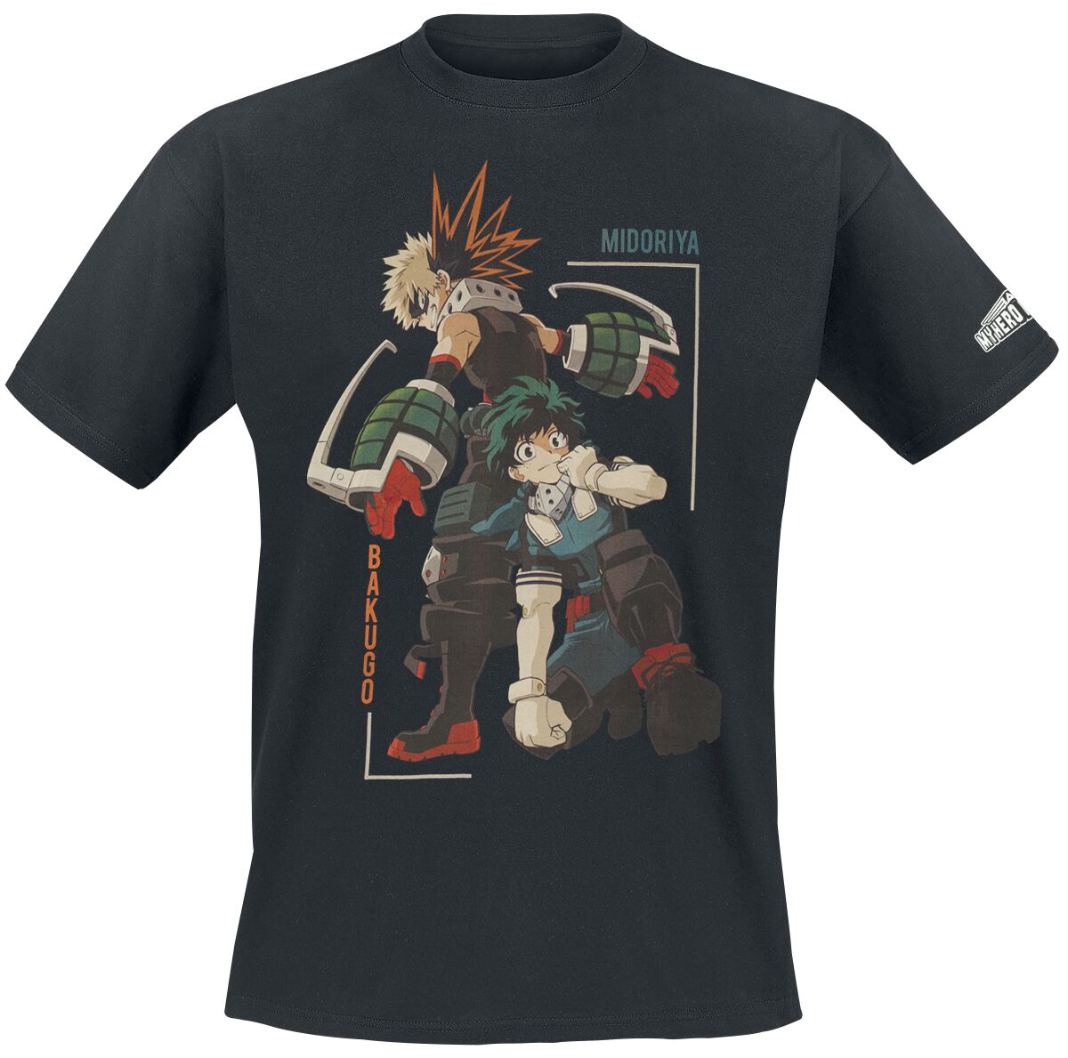 8718526362824 - Izuku Midoriya T-Shirt schwarz in M