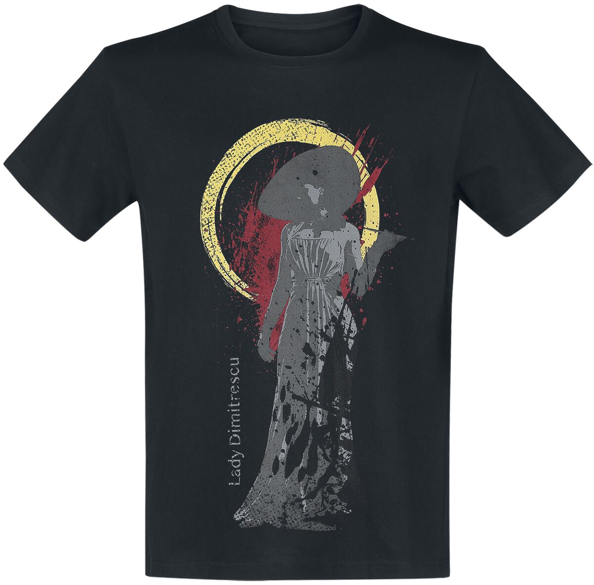 8718526367744 - Lady Dimitrescu T-Shirt schwarz in XXL 8718526367744 - Lady Dimitrescu T-Shirt schwarz in XXL