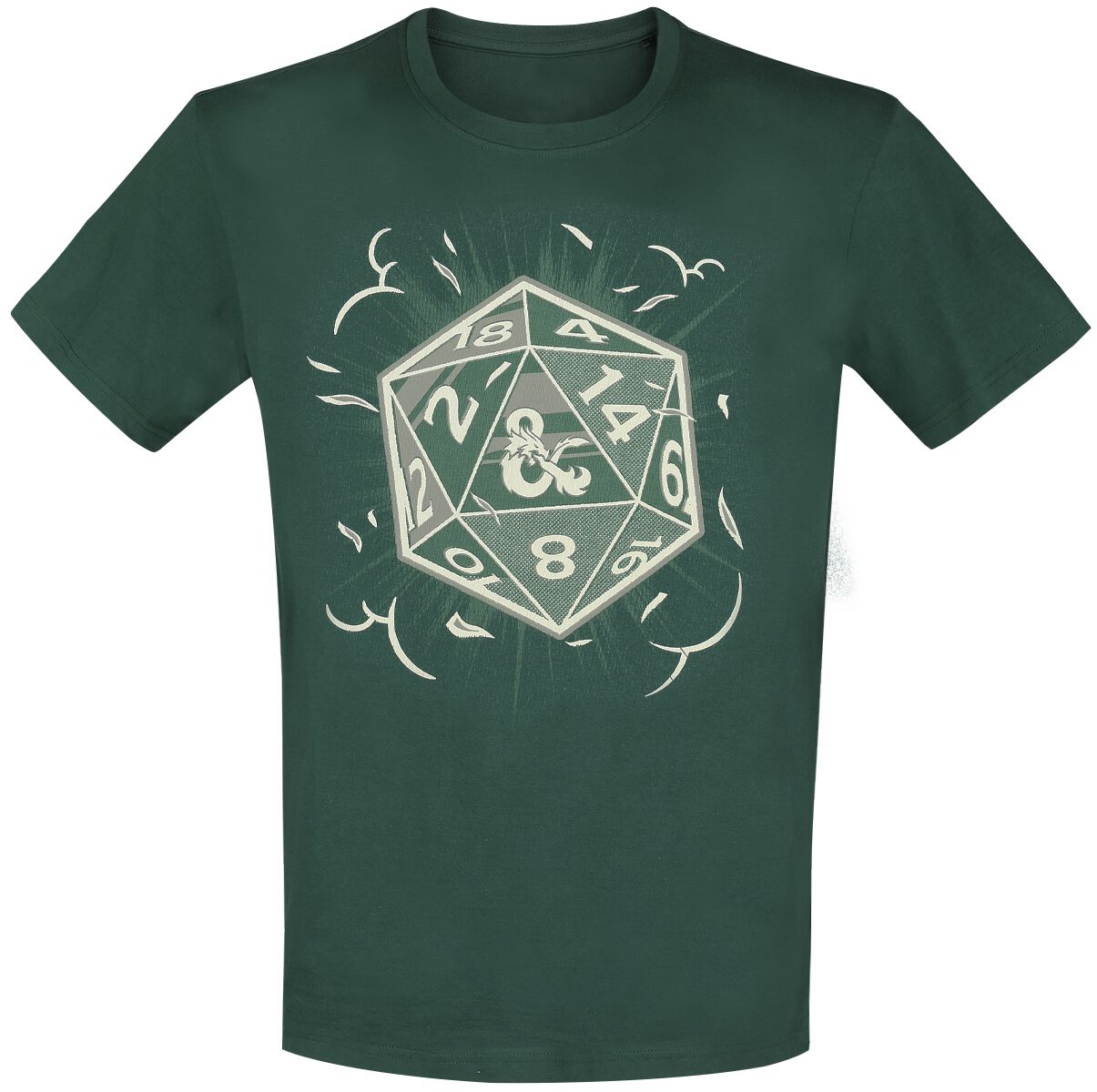 8718526370492 - Dice T-Shirt grün in M 8718526370492 - Dice T-Shirt grün in M