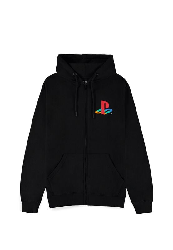 8718526407082 - Logo Kapuzenjacke schwarz in XXL