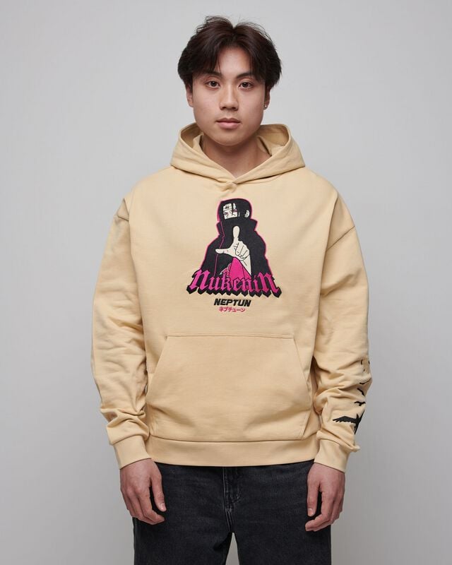 8718526549010 - Shippuden - Itachi Kapuzenpullover beige in XL