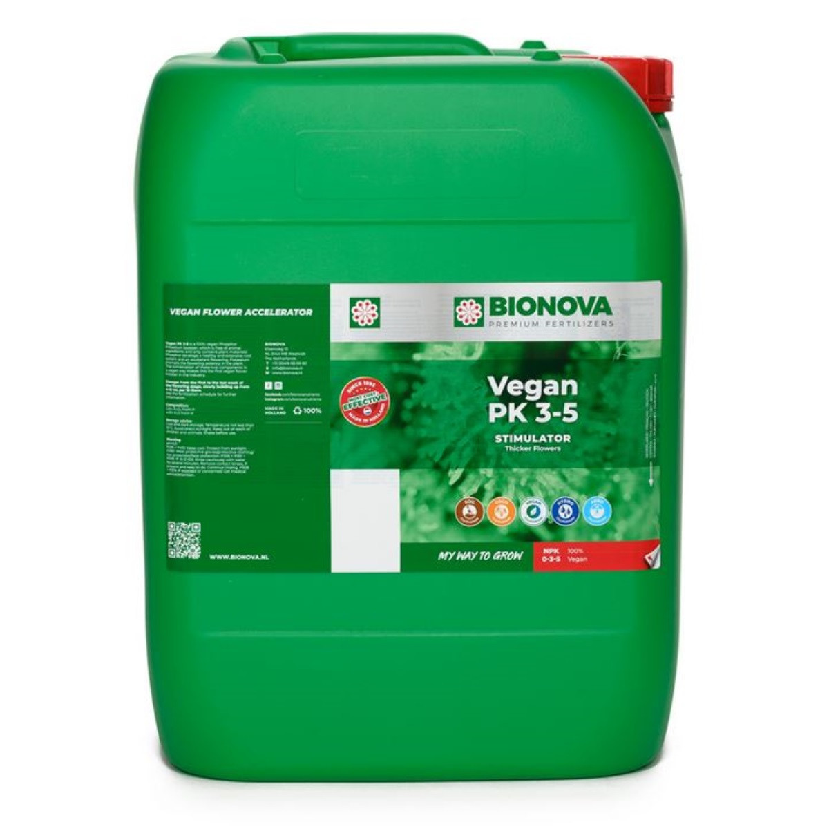 8718531671744 - Bio Nova Veganics PK 3-5 20 Liter