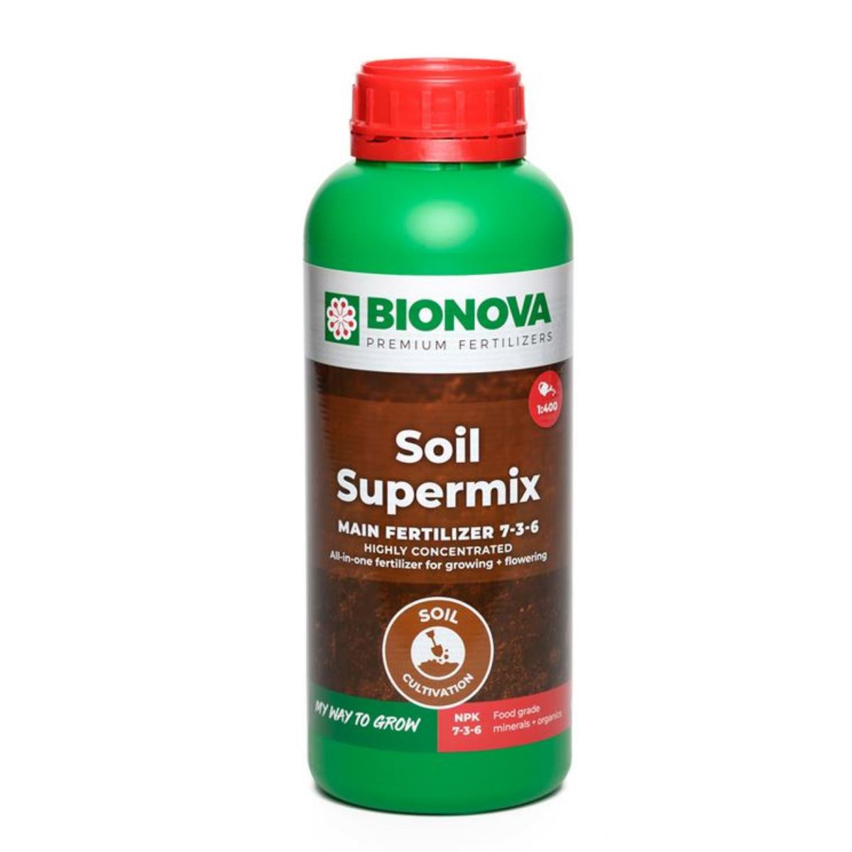 8718531672000 - Bio Nova Soil Supermix Erde 1 Liter