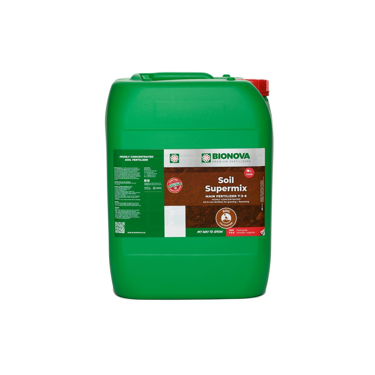 8718531672024 - Bio Nova Soil Supermix Erde 20 Liter