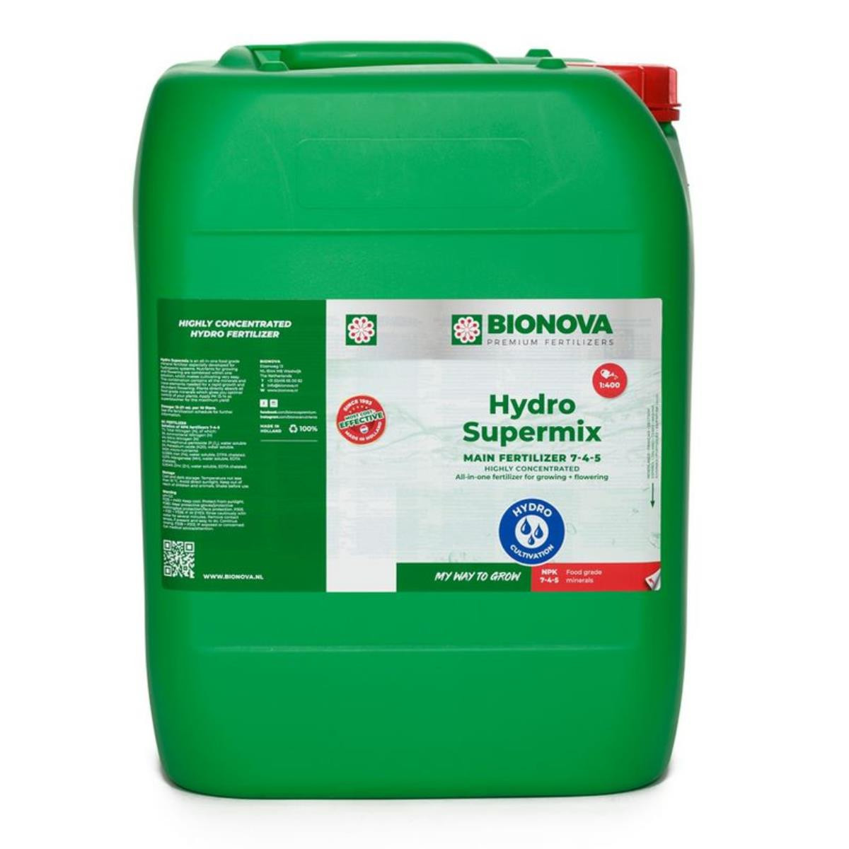 8718531672055 - Bio Nova Hydro Supermix 20 Liter